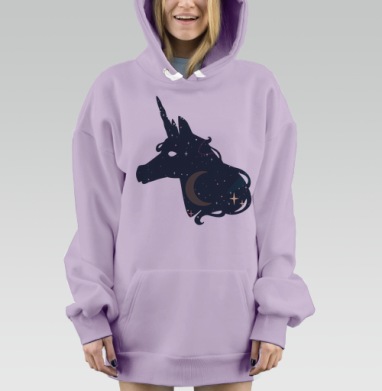 Единочь, Hoodie Mjhigh Dig Mel, Fiolet, утепленная