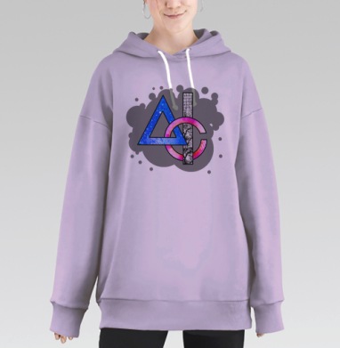 Геометрия жизни, Hoodie Long Oversize Fiolet