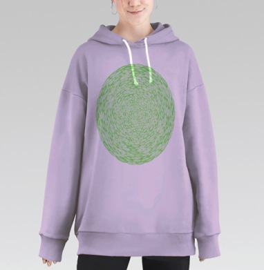 Головокружительное лето, Hoodie Long Oversize Fiolet