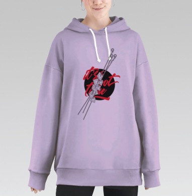 Горячее время, Hoodie Long Oversize Fiolet
