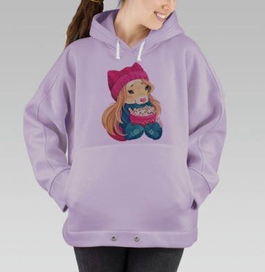 Горячий шоколад, Hoodie Oversize Fiolet