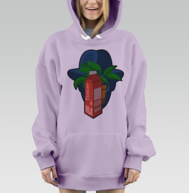 Красное Молоко Растение Шляпа Тосканское, Hoodie Mjhigh Dig Mel, Fiolet, утепленная