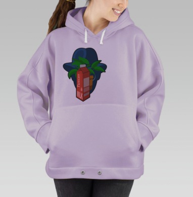 Красное Молоко Растение Шляпа Тосканское, Hoodie Oversize Fiolet
