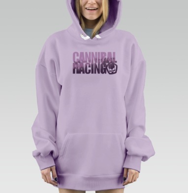 Лес каннибал рейсинг, Hoodie Mjhigh Dig Mel, Fiolet, утепленная