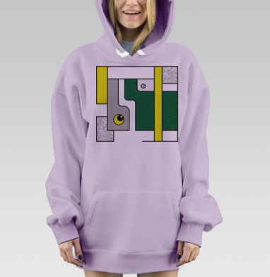 Лесное око, Hoodie Mjhigh Dig Mel, Fiolet, утепленная