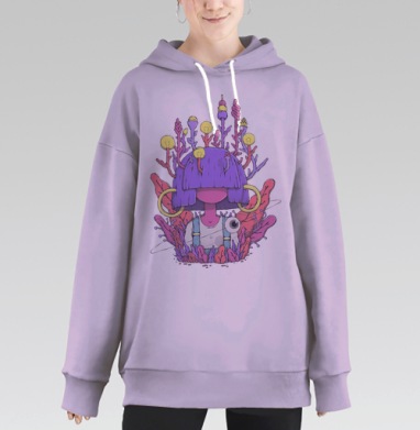 Маха, Hoodie Long Oversize Fiolet