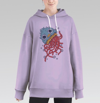 Медууза, Hoodie Long Oversize Fiolet