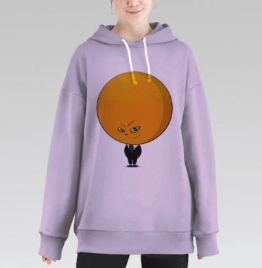 Мистер  Апельсинчик, Hoodie Long Oversize Fiolet
