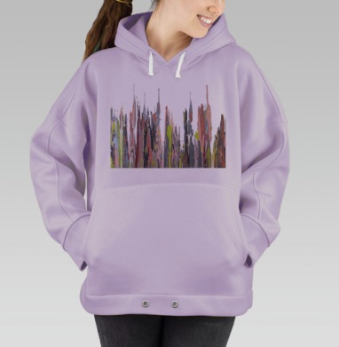 Молочный коктейль, Hoodie Oversize Fiolet