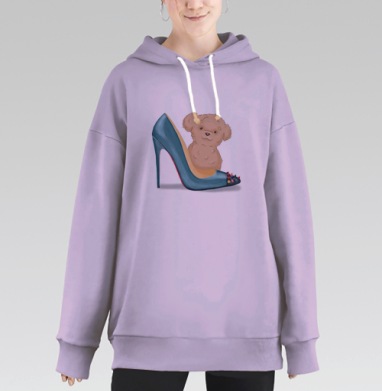 Паппи, Hoodie Long Oversize Fiolet