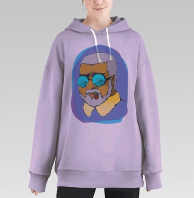 Полярник, Hoodie Long Oversize Fiolet