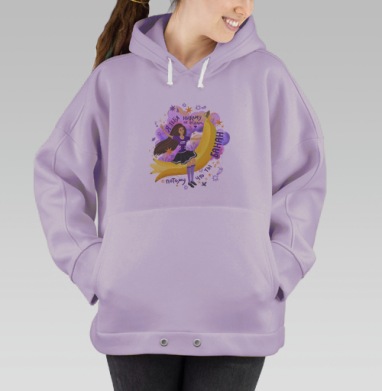 Потому что ты Банан, Hoodie Oversize Fiolet