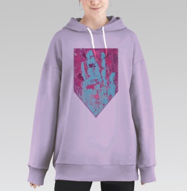 Рука закона, Hoodie Long Oversize Fiolet