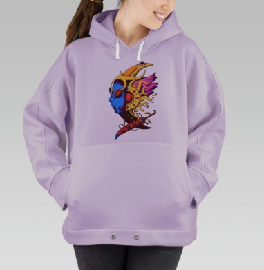 Солнечная Луна, Hoodie Oversize Fiolet