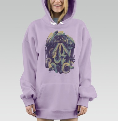 Свободный Драйв Рок Музыка Just Rock, Hoodie Mjhigh Dig Mel, Fiolet, утепленная