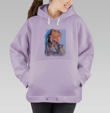 Тотем волк, Hoodie Oversize Fiolet