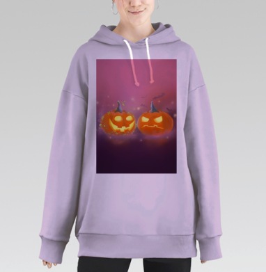 Тыквочки, Hoodie Long Oversize Fiolet