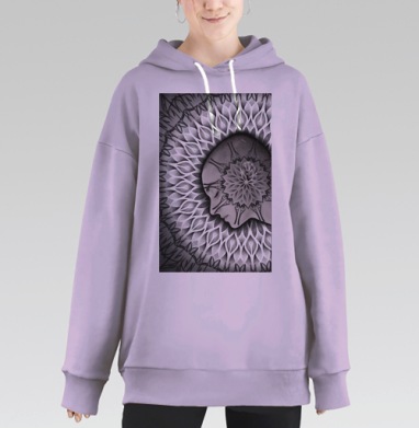 Включи себя, Hoodie Long Oversize Fiolet