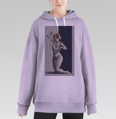 Во власти музыки, Hoodie Long Oversize Fiolet