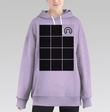 Вся сила света в твоем сердце, Hoodie Long Oversize Fiolet