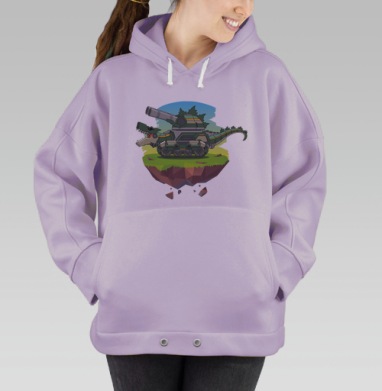 Японский монстр, Hoodie Oversize Fiolet
