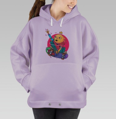 Яйцо в полете, Hoodie Oversize Fiolet