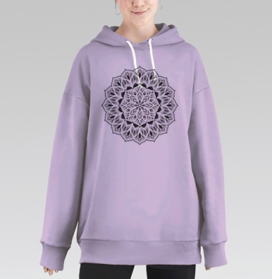Замыкая круг, Hoodie Long Oversize Fiolet