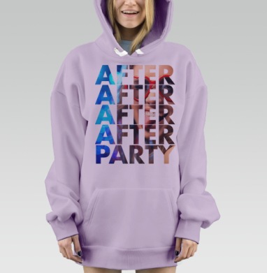 Афтер парти, Hoodie Mjhigh Dig Mel, Fiolet, утепленная