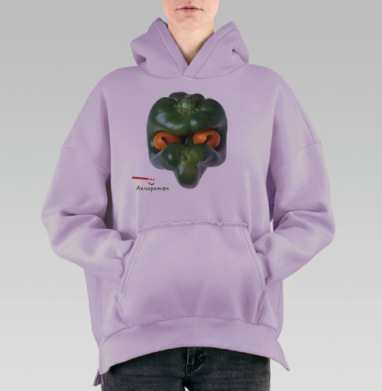 Акчоретяп, Hoodie Oversize Fiolet, утепленная