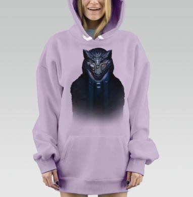 Альфа Волк, Hoodie Mjhigh Dig Mel, Fiolet, утепленная