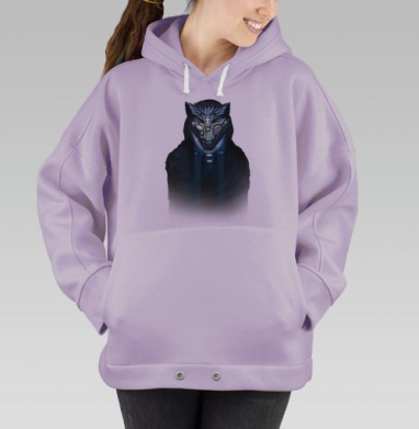 Альфа Волк, Hoodie Oversize Fiolet