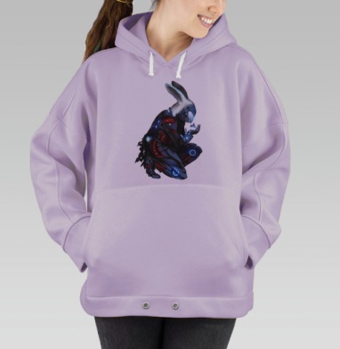 Альфа Заяц, Hoodie Oversize Fiolet