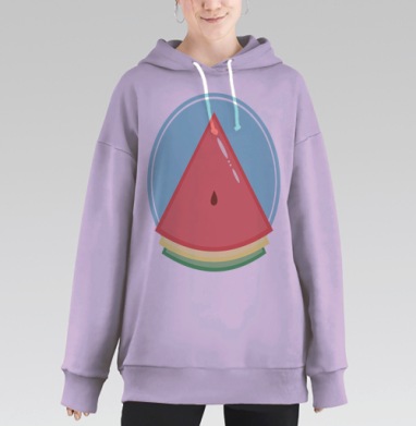 Арбуз Ями, Hoodie Long Oversize Fiolet