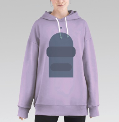 Бендер, Hoodie Long Oversize Fiolet