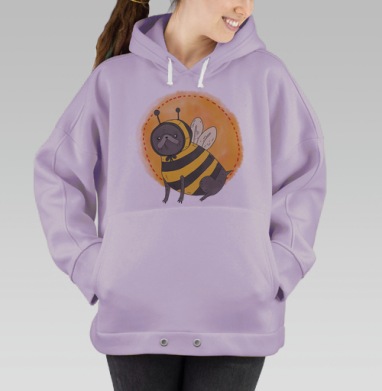 Бульдожек, Hoodie Oversize Fiolet