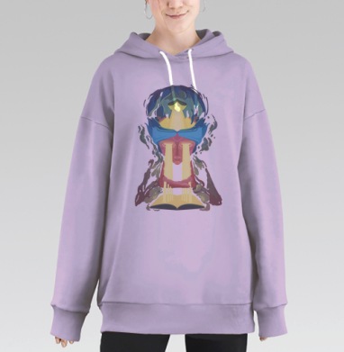Через себя, Hoodie Long Oversize Fiolet