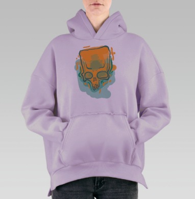 Черп, Hoodie Oversize Fiolet, утепленная