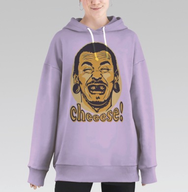 Чиииз, Hoodie Long Oversize Fiolet