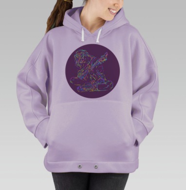 Дарк рум, Hoodie Oversize Fiolet