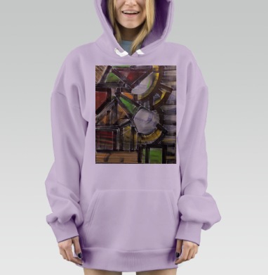 ДИНСТ, Hoodie Mjhigh Dig Mel, Fiolet, утепленная