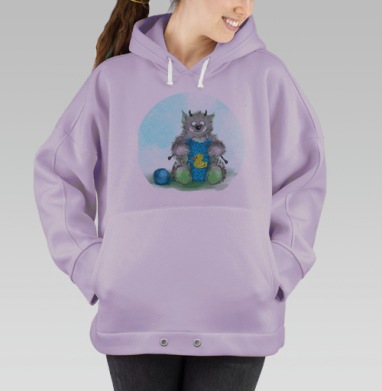 Добряк Бамбим, Hoodie Oversize Fiolet
