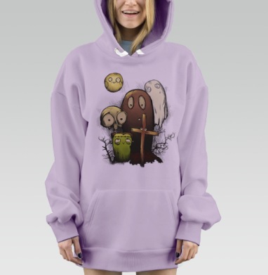 ДРУЗЬЯ, Hoodie Mjhigh Dig Mel, Fiolet, утепленная