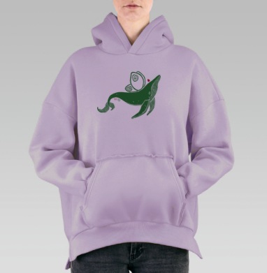 Эко-Кит, Hoodie Oversize Fiolet, утепленная