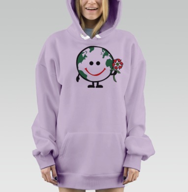 ЭкоПланета, Hoodie Mjhigh Dig Mel, Fiolet, утепленная