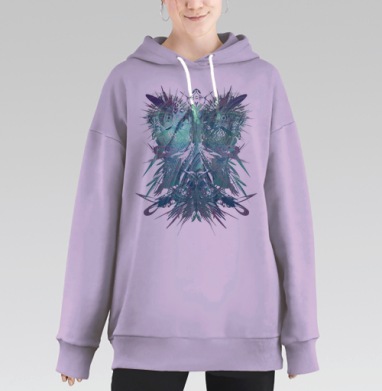 Эндэ, Hoodie Long Oversize Fiolet