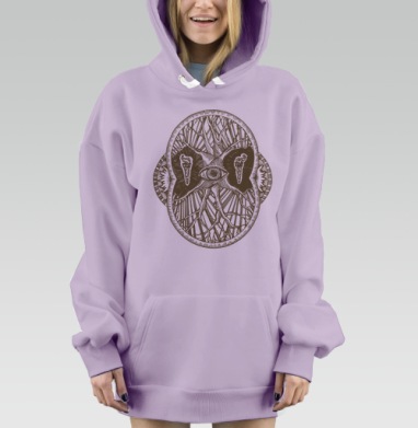 Факел жизни, Hoodie Mjhigh Dig Mel, Fiolet, утепленная
