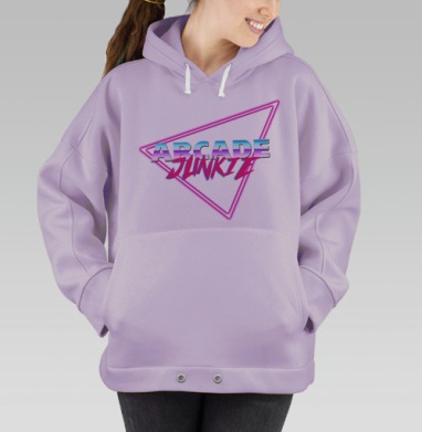 Фанат аркад, Hoodie Oversize Fiolet