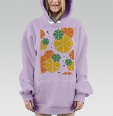 Фрукты, Hoodie Mjhigh Dig Mel, Fiolet, утепленная