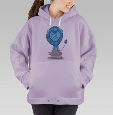 Голубой львенок, Hoodie Oversize Fiolet