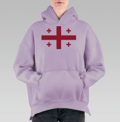 Грузия, Hoodie Oversize Fiolet, утепленная